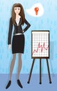 Business girl Royalty Free Stock Photo