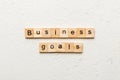 business GOAL word written on wood block. business GOAL text on cement table for your desing, concept Royalty Free Stock Photo