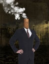 Business Greed, Profit, Global Warming, Pollution Royalty Free Stock Photo