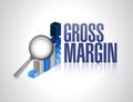 business gross margin sign illustration