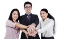 Business group joining hands Royalty Free Stock Photo