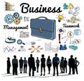 Business Group People Vision Aspirations Concept Royalty Free Stock Photo