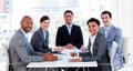 Business group showing ethnic diversity Royalty Free Stock Photo