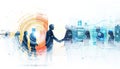 Business Growth in Abstract Digital Interaction Design