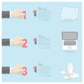 Business Hand Infographics