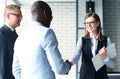 Business handshake Royalty Free Stock Photo