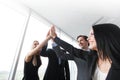 Business highfive Royalty Free Stock Photo
