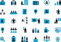 BUSINESS, HR & MANAGEMENT glyph icons