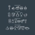 Business icon collection. Vector illustration decorative design