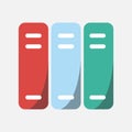 Business icon, file organizer box icon