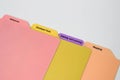 Business icon of plastic book mark for reference Royalty Free Stock Photo