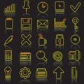 Business icon set