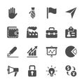 Business icon set, vector eps10