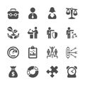 Business icon set 2, vector eps10