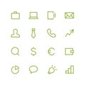 Business icon set