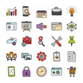 Business Icons Pack Royalty Free Stock Photo