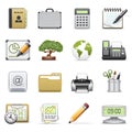 Business icons, set 2. Royalty Free Stock Photo