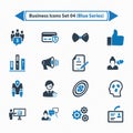 Business Icons Set 04 - Blue Series