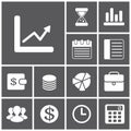 Business icons Royalty Free Stock Photo