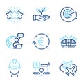 Business icons set. Included icon as Exchange currency, Online shopping, Connecting flight signs. Vector Royalty Free Stock Photo