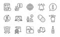 Business icons set. Included icon as Puzzle, Human resources, Capsule pill. Vector