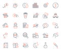 Business icons set. Included icon as Wholesale goods, Target purpose and Winner cup web elements. Vector