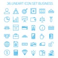 Business icons. Start up and management signs. Royalty Free Stock Photo