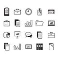 Business icons. Vector illustration decorative background design Royalty Free Stock Photo
