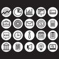 business icons. Vector illustration decorative design Royalty Free Stock Photo