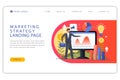 Business Idea Landing Page -vector