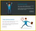 Business Idea, Time of Businessman, Web Pages