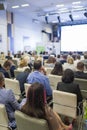 Business Ideas and Concepts. People at the Business Conference Listening to the Speaker