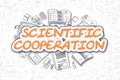 Scientific Cooperation - Business Concept.