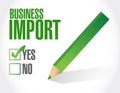 business import check list illustration design Royalty Free Stock Photo