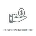 business incubator linear icon. Modern outline business incubato