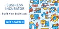 Business incubator web banner