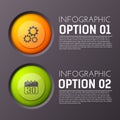 Business Infographic Buttons Background Royalty Free Stock Photo