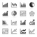 Business Infographic icons. Royalty Free Stock Photo