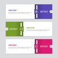 Business Infographic Template with Clip Shapes