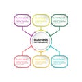Business Infographic Template. Modern love Infographics Royalty Free Stock Photo