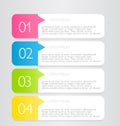 Business infographic template for presentation, education, web design, banner, brochure, flyer. Royalty Free Stock Photo