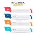 Business Infographic timeline process template, Colorful Banner text box desgin for presentation, presentation for workflow Royalty Free Stock Photo