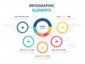 Business Infographic timeline process template, Colorful Banner