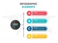 Business Infographic timeline process template, Colorful Banner text box desgin for presentation, presentation for workflow