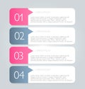 Business infographics tabs template for presentation, education, web design, banner, brochure, flyer.