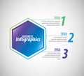 Business infographics template