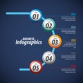 Business infographics template