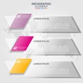 Business Infographics transparency design elements illustration Royalty Free Stock Photo