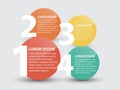 Business Infographics Vector illustration. Royalty Free Stock Photo
