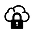 Business information security Vector icon which can easily modify or edit Royalty Free Stock Photo